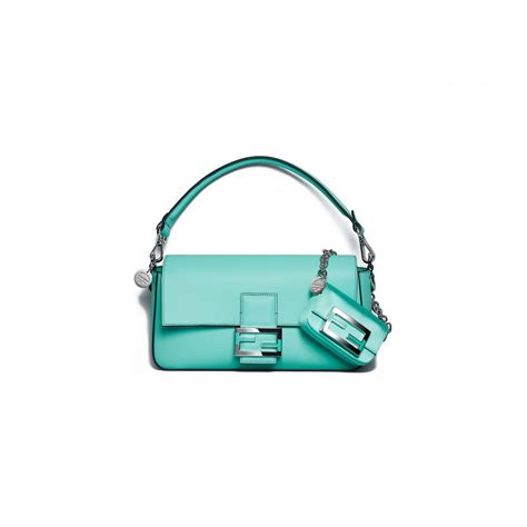 fendi tiffany and co|Fendi tiffany baguette.